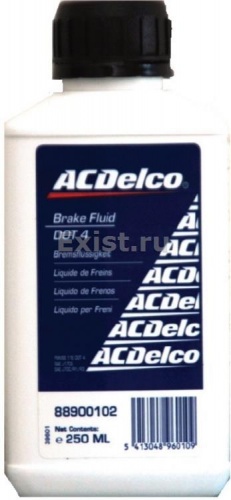 Жидкость тормозная dot 4, "BRAKE FLUID", 0.25л