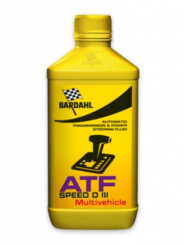 Масло трансмиссионное, для ГУР ATF SPEED DIII Multivehicle, 1л. "Bardahl"